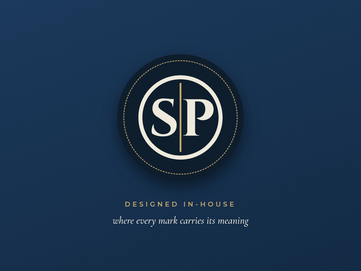 The SP seal as an embroidered patch